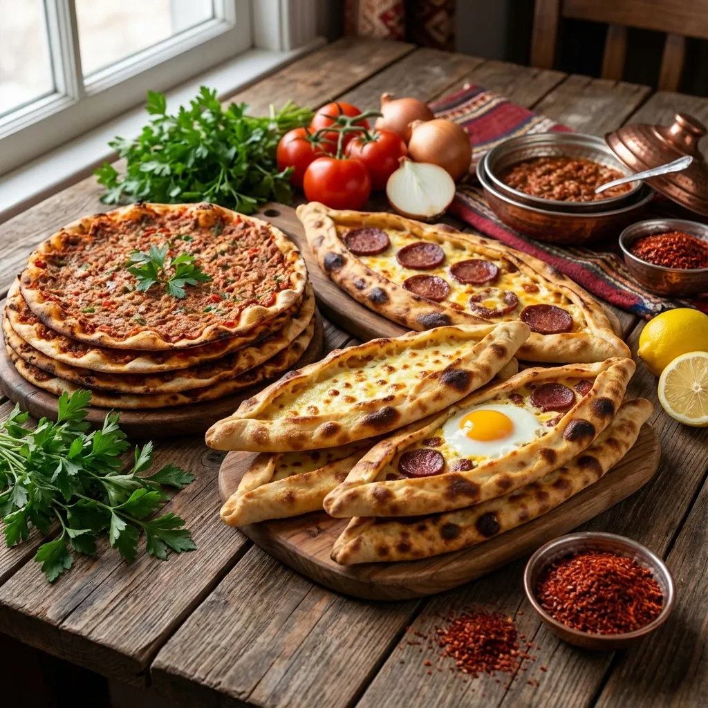 Peynirli Yumurtalı Pide